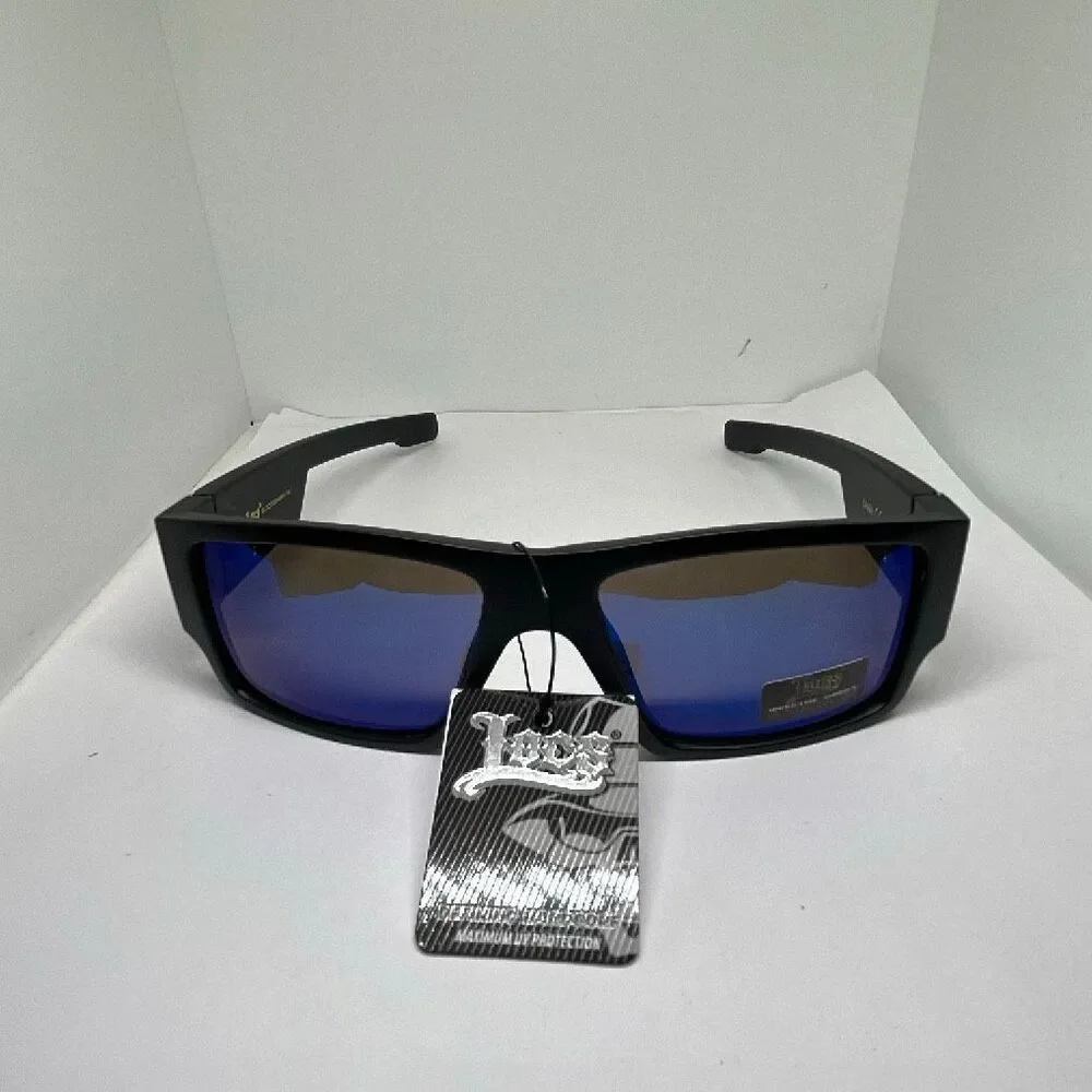 Locs Mirrored Wraparound Sunglasses | UV Protection | New with Tags